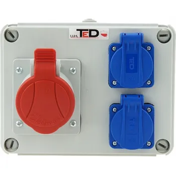 Rozvaděč Rozvaděč TED 230 V IP44 16 A