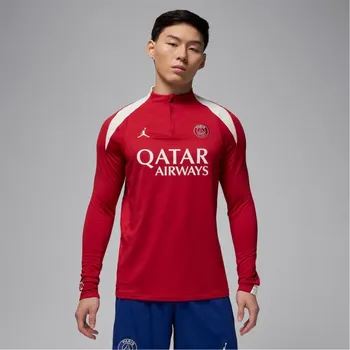 Pánské oblečení Nike Paris Saint Germain Strike Elite Fourth Drill Top 2025 Adults Red/Phantom XL