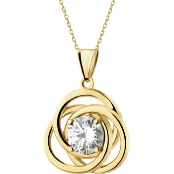 Přívěsek Zlatý přívěsek se zirkonem - AP540-4632