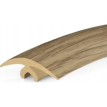 soklová lišta Prahová dilatační lišta ohebná pro oblouky 3m BAMBUS TAJSKÝ, Profil B
