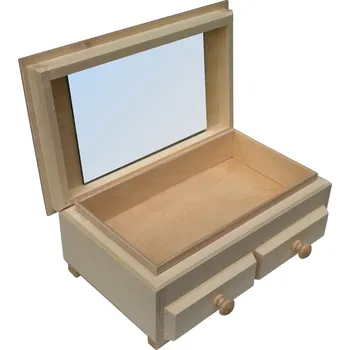 Úložný box Dřevotéka - Šperkovnice XVO296 - dva šuplíky Šperkovnice XVO296 - dva šuplíky