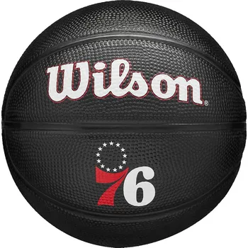 Basketbalový míč Basketbalový míč Wilson Team Tribute Philadelphia 76ers Mini Ball vel. 3