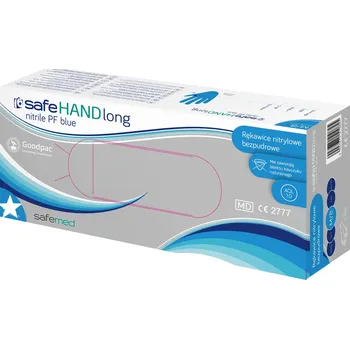 Pracovní oblečení Nitrilové rukavice SafeMed Safehand Long, velikost S, 100 kusů