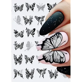 Samolepky na nehty samolepicí pro zdobení