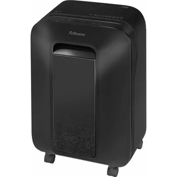 Skartovačka FELLOWES skartovač LX 200/ křížový řez 4x12mm/ objem koše 22 l/ stupeň utajení P-4 (důvěrné)/ černý