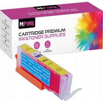 Žlutá inkoustová kazeta Mpink pro Canon