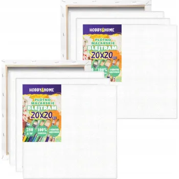 Textilie Malířské plátno 20x20 cm bavlněné pro malování