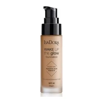 Make-up IsaDora Wake Up The Glow Foundation 3N Neutral Light podkladová báze na obličej 30 ml SPF 41-50