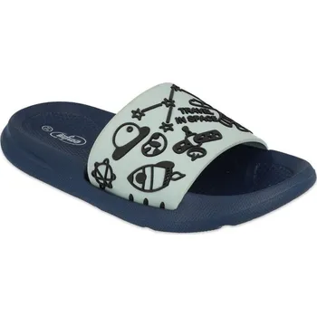 Dívčí pantofle BEFADO SPACE 152Y009 dětské pantofle modré Velikost: 32