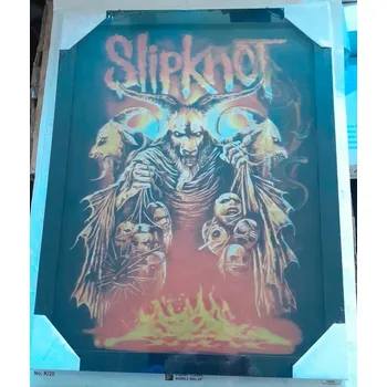 Obraz 3D měnící se obraz skupina Slipknot (3D měnící se obraz skupina Slipknot)