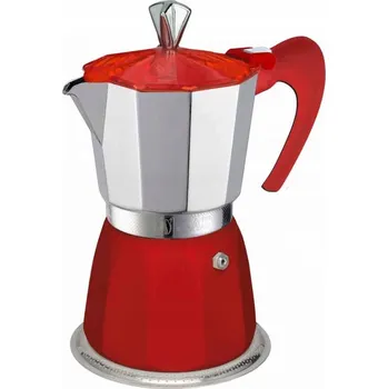 Moka konvice GAT Gemma Moka konvička 6 šálků, červená