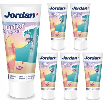 zubní pasta Zubní Pasta pro Děti Jordan Junior 6-12 let Ovocná 6 Kusů 50ml