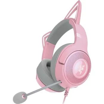 Sluchátka Razer Kraken Kitty V2 růžová