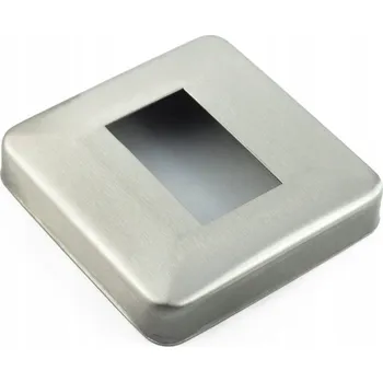 Zábradlí Krycí rozeta 105 x 105 mm pro profil 60 x 40 mm broušená