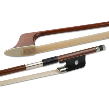 Strunný nástroj GEWA Made in Germany Smyčec pro kontrabas Brazil dřevo, školní smyčec Francouzské3/4 1198