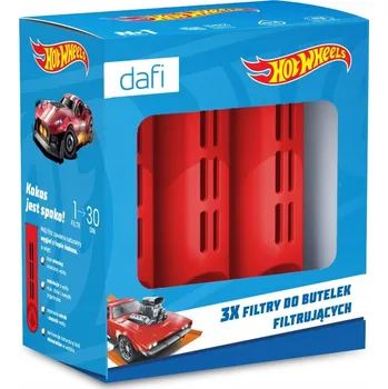 HOT WHEELS 3 Filtry do Filtrační Láhve Dafi Červené