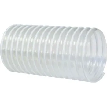 Ventilační potrubí HADICE FLEXADUR PU-3L O CNC - Flexibilní, těžkohořlavá, antistat. hadice pro CNC stroje -40/+100°C (0,80 mm), průměr 300 mm