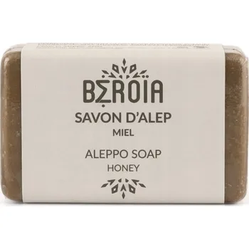 Mýdlo BEROIA Mýdlo ALEPPO s Medem, Olivový olej, Vavřínový olej, Sýrie 100 g