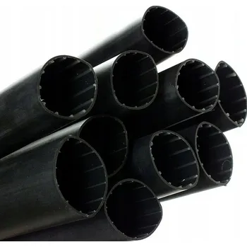 elektrický kabel TENKÁ SMRŠŤOVACÍ TRUBICE S LEPIDLEM 1 METR ČERNÁ KOSILKA 16/4MM