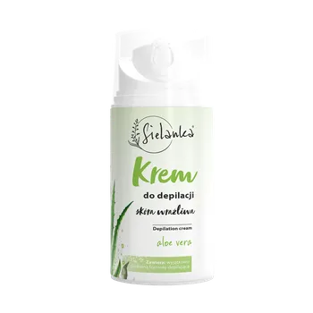 Přípravek na depilaci a epilaci Sielanka Aloe depilační krém, 100 ml