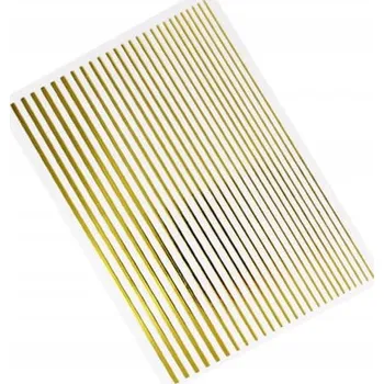 Samolepicí pásky na nehty ZŁOTE