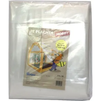 Krycí plachta VIPOR Plachta PE 5x 8m/120my transparentní 10110