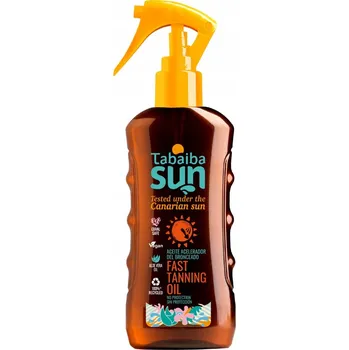 Přípravek na opalování Tabaiba Sun Olej pro rychlé opálení 200 Ml Tenerife | OFICIÁLNÍ OBCHOD TABAIBALOE