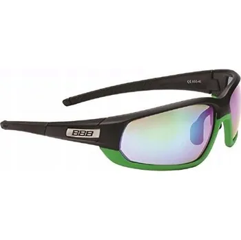 Sluneční brýle Cyklistické brýle BBB BSG-45 ADAPT černé se zelenými prvky