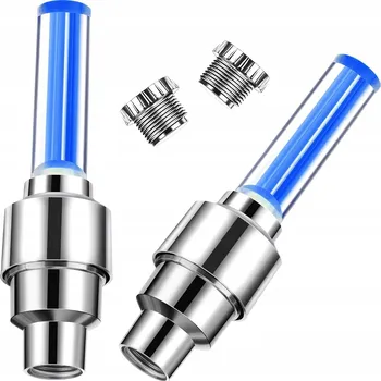 Bezpečnostní kamera Svítící krytka na ventilek Martom šedá LED sada 2 ks