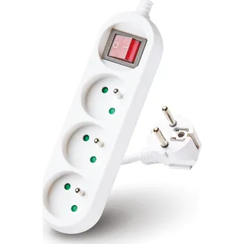 Prodlužovací kabel Prodlužovací Kabel LARGO 3 zásuvky 5m s uzemněním a vypínačem