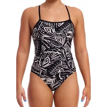 Dámské plavky Plavky FUNKITA Night Flyer - Jednoduchá ramínka 12 (UK34) M