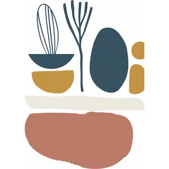 Plakát Plakát Stylové Rostliny bez rámu 61 x 91,5 cm