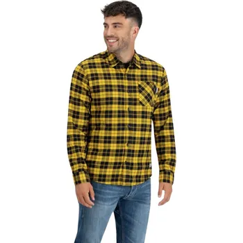 Pánská košile Flanelová košile Vintage Industries Riley Yellow Check S