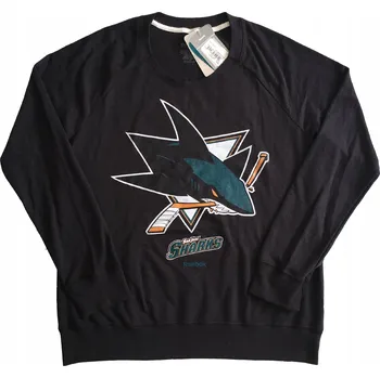 Dámská mikina Dámská mikina Mikina San Jose Sharks NHL Reebok kapucí L