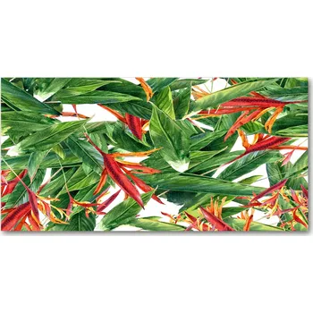 Obraz Panel do kuchyně Květinový vzor 140x70 cm + LEPIDLO