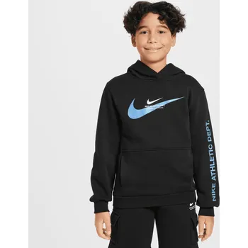Pánská mikina Nike B Nsw Si Flc Po Hoodie Bb Dět.mikina s kapucí - 0 - černá - S