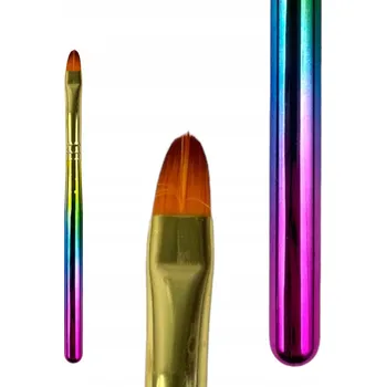 Kosmetický štětec ŠTĚTEC na oční stíny metalický DUHA MAKEUP