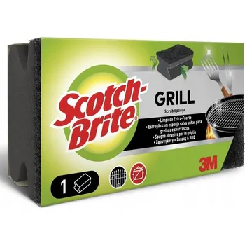 Utěrka HOUBIČKA NA ČIŠTĚNÍ GRILU SCOTCH-BRITE 3M