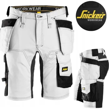 Pracovní obuv Elastické pohodlné 6141 kraťasy Snickers Snickers bílé, velikost 44