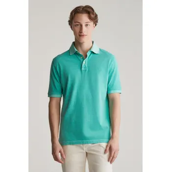 Pánská košile POLOKOŠILE GANT SUNFADED SS POLO TROPIC BLUE
