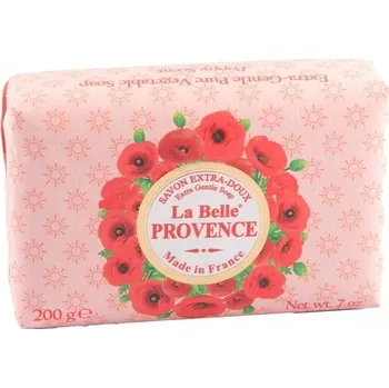 Koupelová kosmetika La Savonnerie de Nyons Mýdlo La Belle Provence COQUUELICOT VLČÍ MÁK 200g