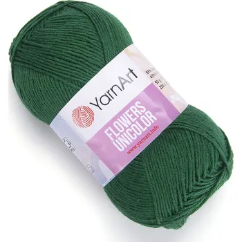 Příze Yarn Art Flowers Unicolor 758 tmavě zelená