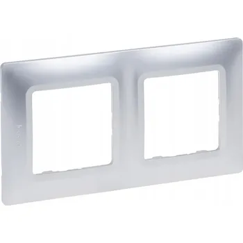 vypínač Dvojitý Rámeček Legrand stříbrný