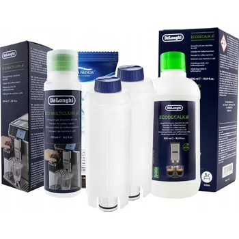 Kávovar Sada Delonghi AL-S002 2ks, Odvápňovač EcoDecalk, Čisticí roztok DELONGHI 250ml