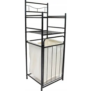 Skříňový koš na prádlo Wideshop 40 l černý