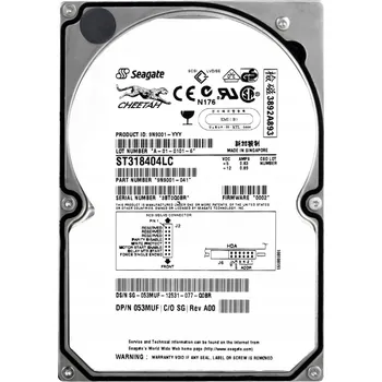 Pevný disk DELL 053MUF 18GB 10K SCSI U160 3,5'' ST318404LC