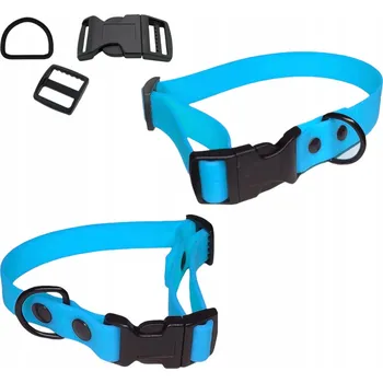 Obojek pro psa OBROŽEK PRO MALÉ PSY ODOLNÝ PROTI ŠPÍNĚ MĚKKÝ VODĚODOLNÝ BIOTHANE HEXA S