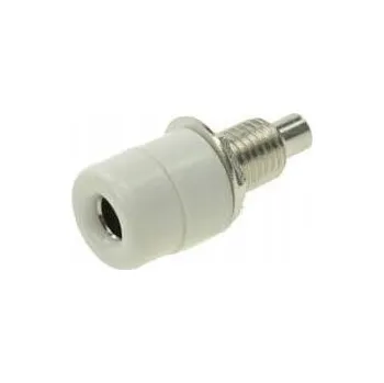 Elektrická zásuvka BAN-G-32W Banánková zásuvka, laboratorní, velká 32A, bílá