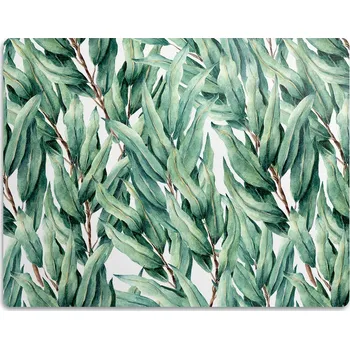 Obraz Elastická podložka pod misku Malované listy 60x40 cm