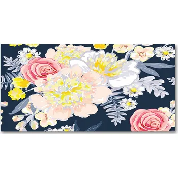 Obraz Kuchyňský panel Květinový vzor 140x70 cm + LEPIDLO
